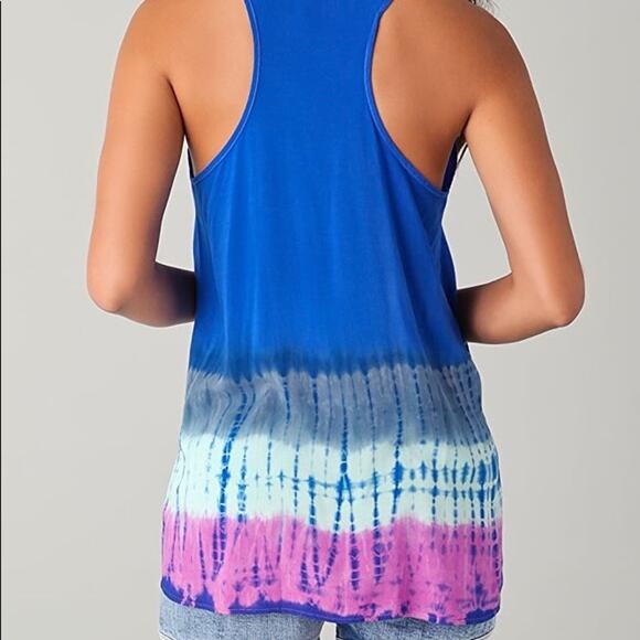 Splendid Tie-Dye Sleeveless Razor Back Top Medium - Picture 2 of 6